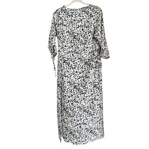 Leopard‎ Print Maxi Dress Women's Midi Party Career Designed by Me, Handmade